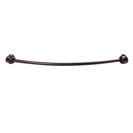 Utopia Alley Utopia Alley CR2RB 72 in. Aluminum Curved Rod; Oil Rubbed Bronze CR2RB